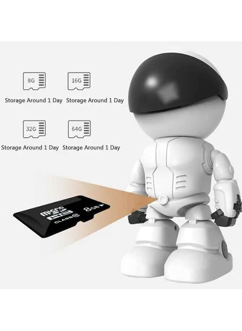1080p Wifi Camera Video Robot Baby Monitor Remote Control Auto Track Invisible Lens CCTV Surveillance Camera - Image 4