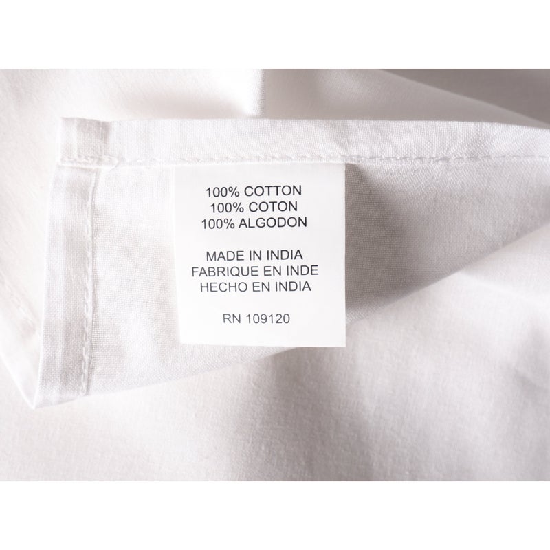 KAF Home Set of 12 White Flat Flour Sack Embroidery/Craft Kitchen Towels  100-Percent Cotton  Lightweight  Thin  Absorbent  Extra Soft (20 x 30-Inches) (White) - Image 2