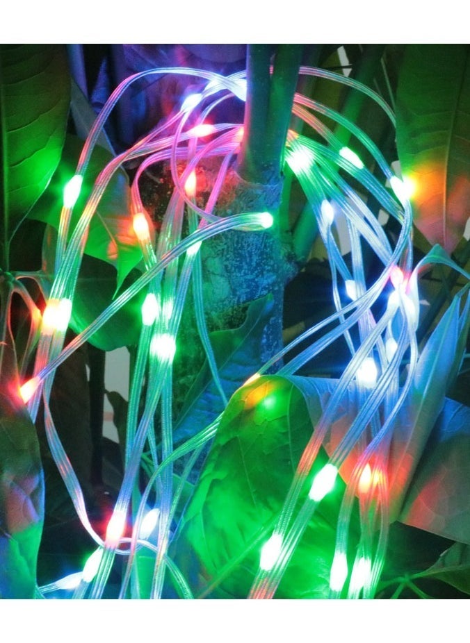 Gulf Trend 10M RGB LED String Dynamic Lights – Color Changing Christmas Tree Decor Lights with Remote Control – Waterproof, Energy-Efficient Festive Lighting for New Year, Parties, Weddings, and Outdoor Decorations – Easy Installation & Multi-Mode Effects - Image 4