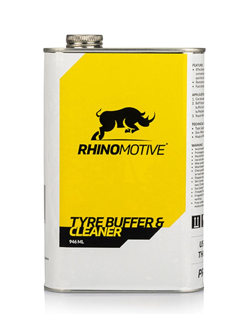 RHINOMOTIVE Automotive Tire Buffer and Cleaner Liquid 946 ML - Image 1