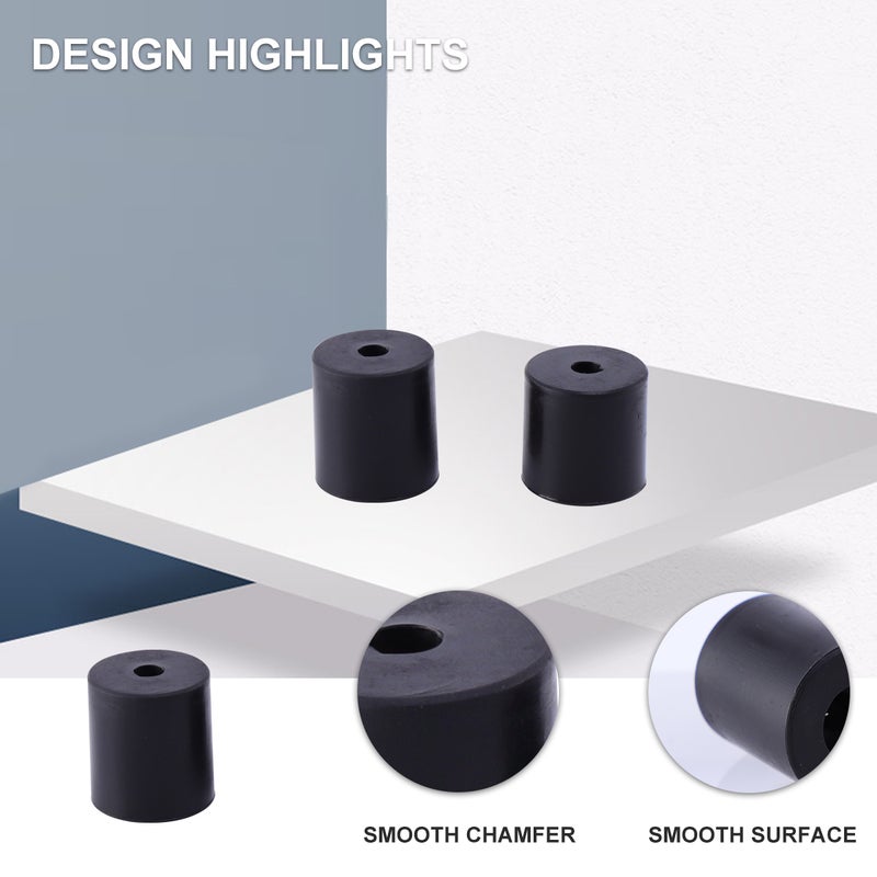 4pcs Non-stick Silicone Hot Bed Leveling Column High Temperature Spacer Platform Leveler for 3D Printer (Black) - Image 4
