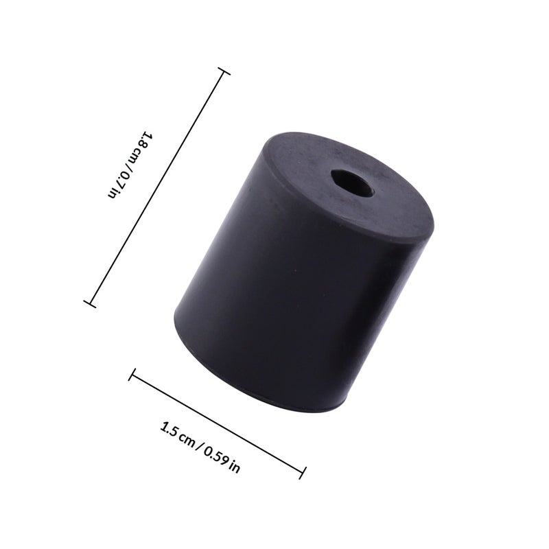 4pcs Non-stick Silicone Hot Bed Leveling Column High Temperature Spacer Platform Leveler for 3D Printer (Black) - Image 2