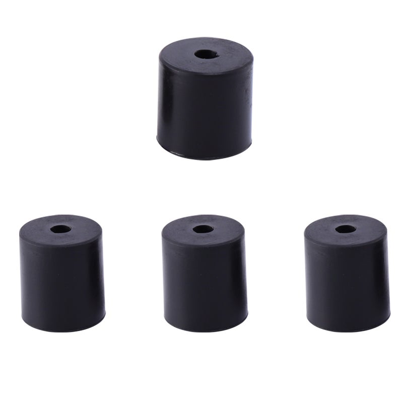 4pcs Non-stick Silicone Hot Bed Leveling Column High Temperature Spacer Platform Leveler for 3D Printer (Black) - Image 1