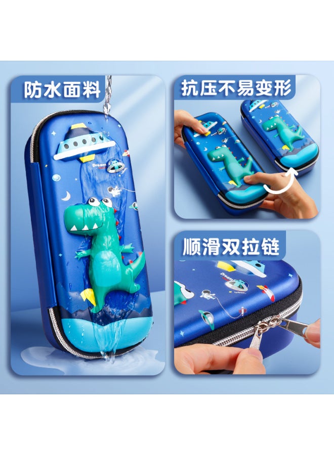 Large Capacity Pencil Case Men And Children Password Lock Stationery Box Primary School Students Multi-functional Cartoon 3d Three-dimensional Pencil Case - Image 4