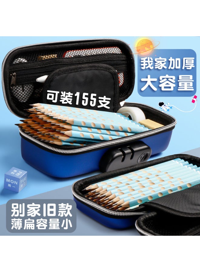 Large Capacity Pencil Case Men And Children Password Lock Stationery Box Primary School Students Multi-functional Cartoon 3d Three-dimensional Pencil Case - Image 3