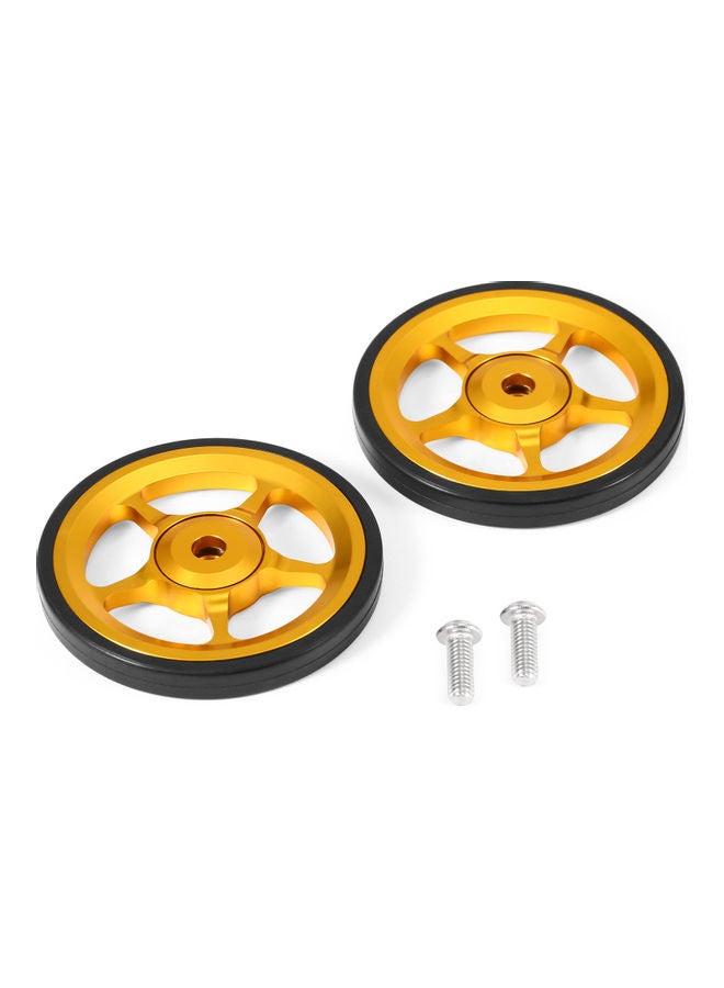 NIBEMINENT 2-Piece Aluminum Alloy Folding Bicycle CNC Ultralight Wheel and M6 Mount Bolts - Image 2