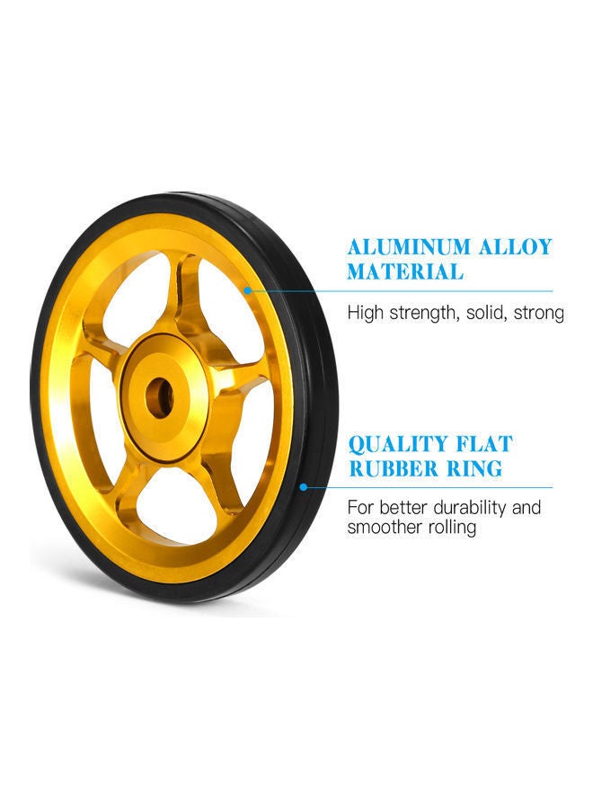 NIBEMINENT 2-Piece Aluminum Alloy Folding Bicycle CNC Ultralight Wheel and M6 Mount Bolts - Image 3
