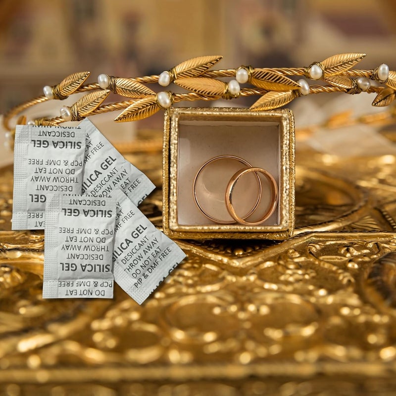 Elysian Silica Gel Pouch 10 gram Pouch WhiteDesiccantMoisture Absorbent 10Gram X 12Pcs aprox 125 Gram Moisture Absorber for Room Wardrobe Camera and Lenses to Avoid Moisture and Fungus - Image 5