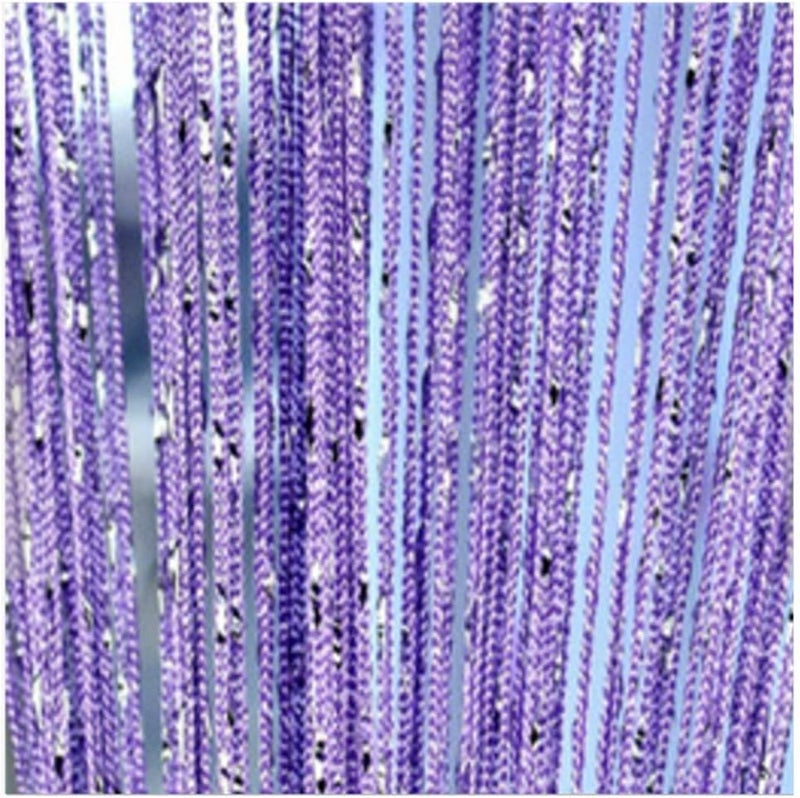 أفي سبليت AVE Split Decorative Dovatiative Strain Curtain Wall Window Room Divider Divider Divider Screen Home 100x200 Centimete (Light Purple18) - Image 4