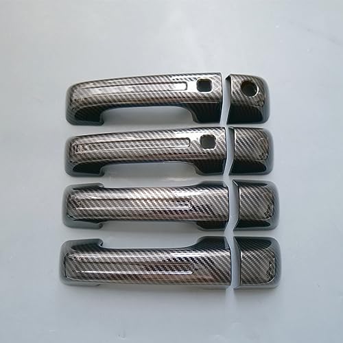 ZiWen Chrome Door Handle Cover Trim for Dodge Ram 1500 2019 2020 2021 2022 2023 2024 2025 2026 with 2 Keyless Holes Chrome - Image 1