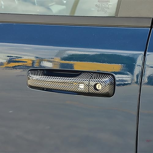 ZiWen Chrome Door Handle Cover Trim for Dodge Ram 1500 2019 2020 2021 2022 2023 2024 2025 2026 with 2 Keyless Holes Chrome - Image 3