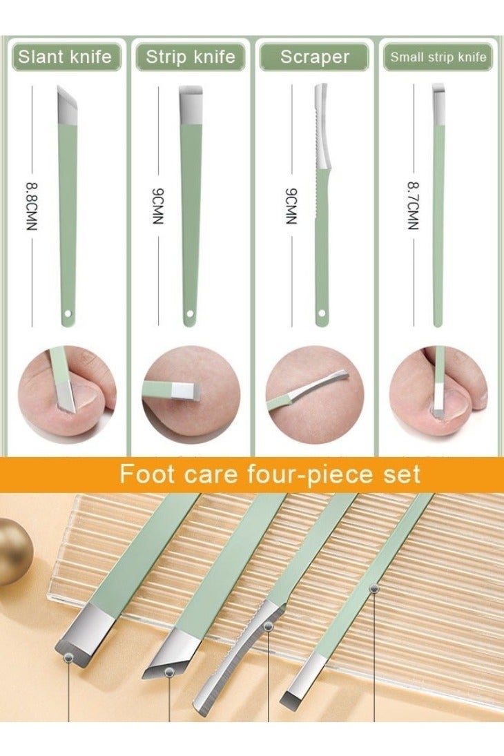 general 18 In 1 Professional Nail Clipper Manicure Set Nail Cutter Light Green - Image 4