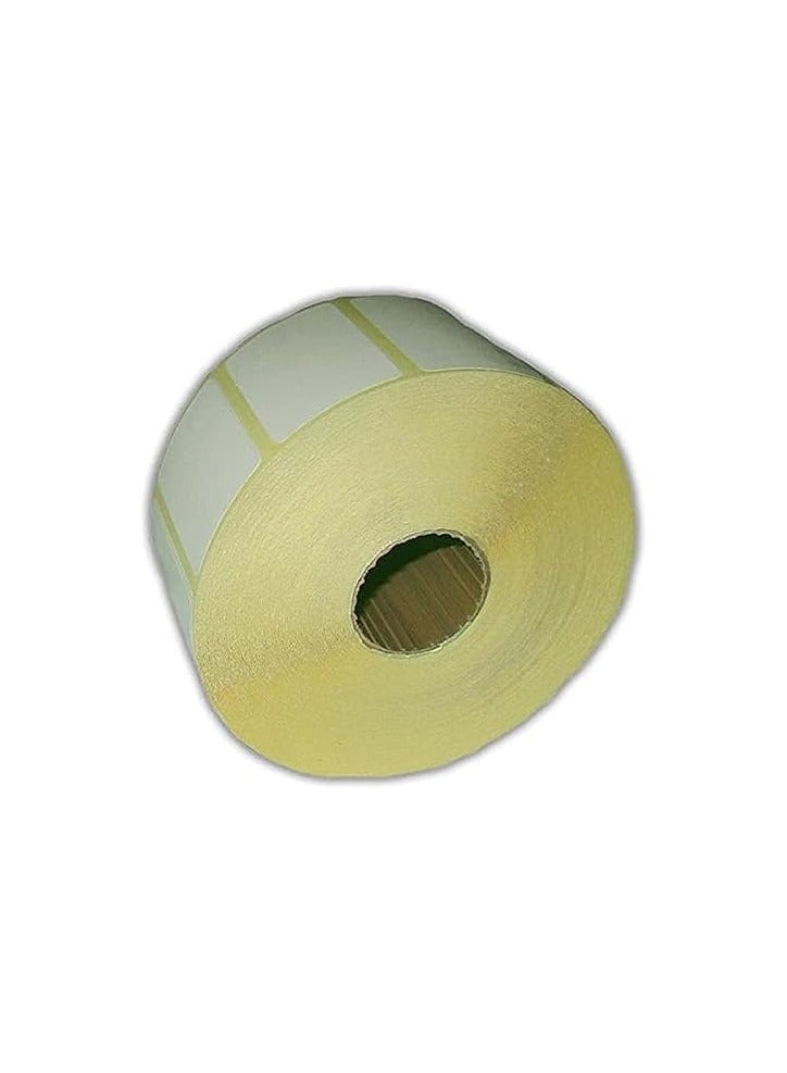 Generic Barcode Label Roll 2.5cm x 5cm - 1500 Labels