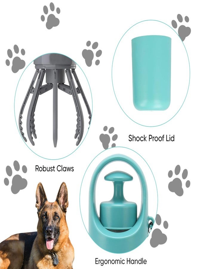 XPAPOV Pooper Scooper, portable no touch poop scooper for small, medium and large dogs, dog waste picker with 15PCS bag attachment and leak-proof waste container - Image 5