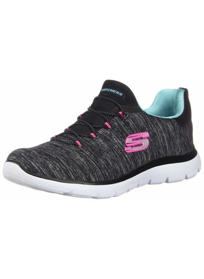 SKECHERS حذاء رياضي سريع الهروب للنساء - أسود/أزرق فاتح، 39 يورو - Image 1