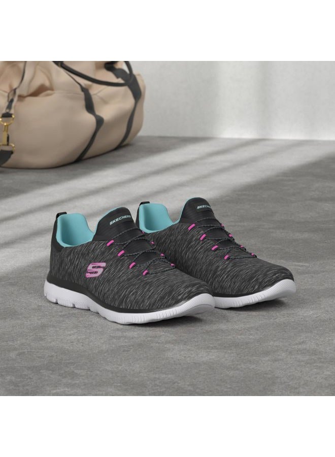 SKECHERS حذاء رياضي سريع الهروب للنساء - أسود/أزرق فاتح، 39 يورو - Image 2