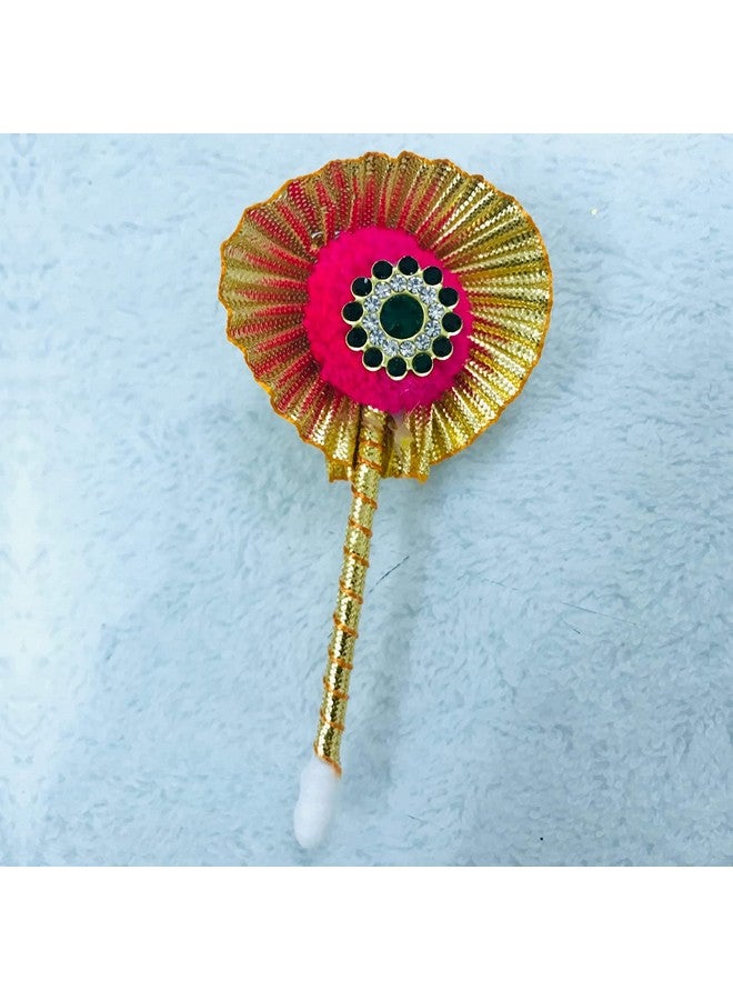 santarms Fancy Sindoor Box for Gift with Tilak Stick | Pooja Articles Gifting Sindoor Moti Dibbi - kumkum Box with Beautiful Stick for Multi-Purpose - Image 2