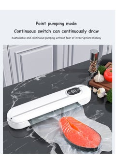 Arabest Vacuum Sealer Machine, Automatic Air Sealing System for Food Storage Dry and Wet Food Modes with 10Pcs Seal Bags Starter Kit  - Image 2
