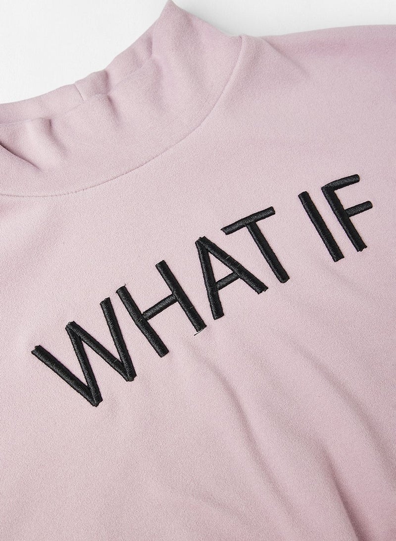 NAME IT Kids Slogan Long Sleeve Sweatshirt - Image 3