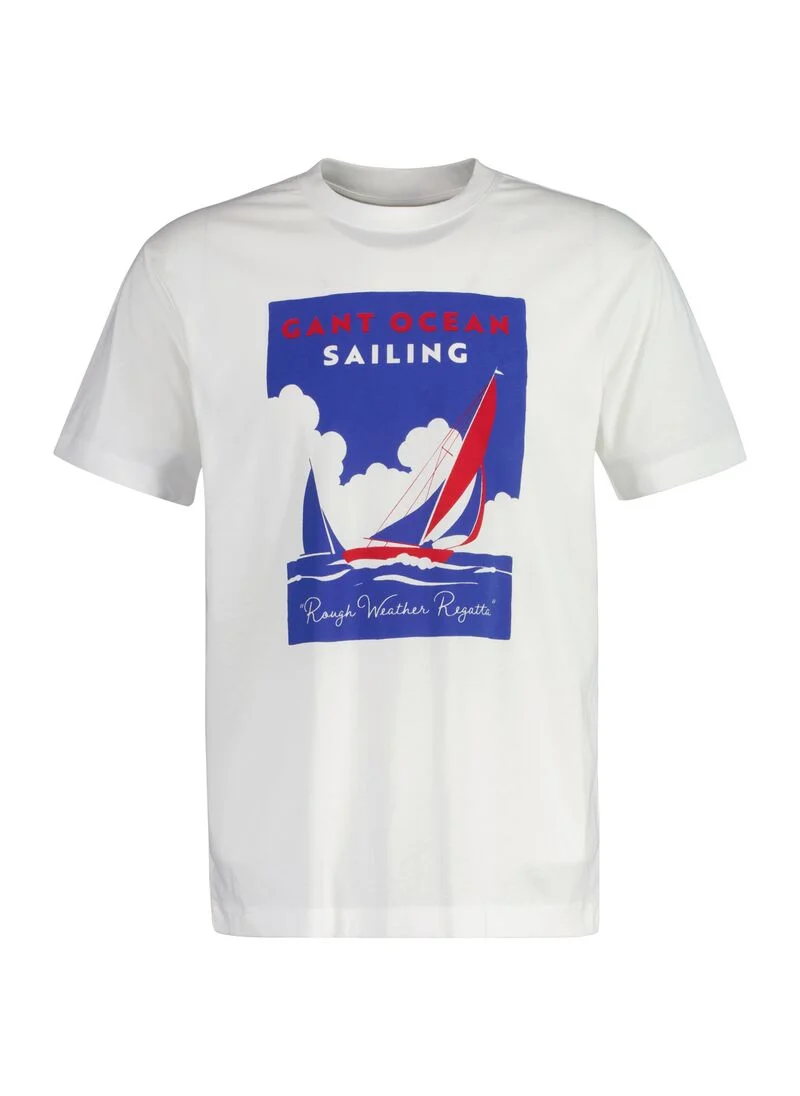 GANT Gant Graphic Ss T-Shirt