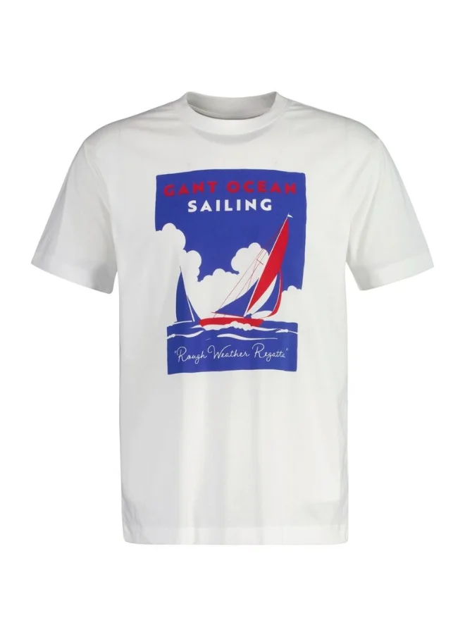 GANT Gant Graphic Ss T-Shirt