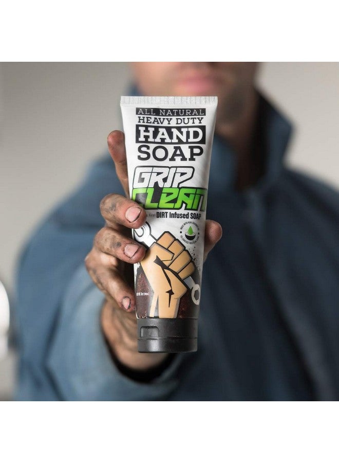Grip Clean | Hand Cleaner For Auto Mechanics Heavy Duty Pumice Soap + Fingernail Brush All Natural & Dirt Infused For Dry Hands… - Image 5