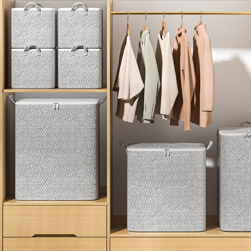 Household Clothes Storage Bag Quilt Storage Box Moving Bedroom Storage Bag Organize Large Capacity Clothes Storage Box - Image 3