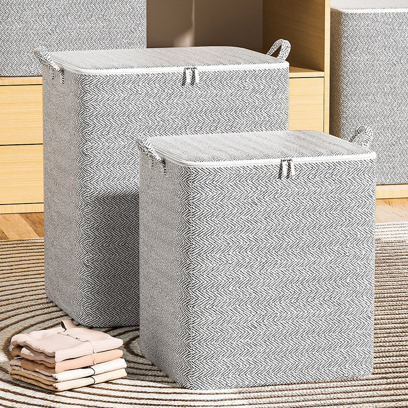 Household Clothes Storage Bag Quilt Storage Box Moving Bedroom Storage Bag Organize Large Capacity Clothes Storage Box - Image 2
