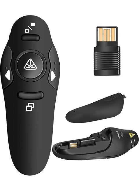 Presentation Clicker Wireless Presenter Remote Clicker For Powerpoint Presentation Remote Rf 2.4Ghz Usb Presentation Clicker Ppt Powerpoint Clicker For Mac Keynote Computer Laptop