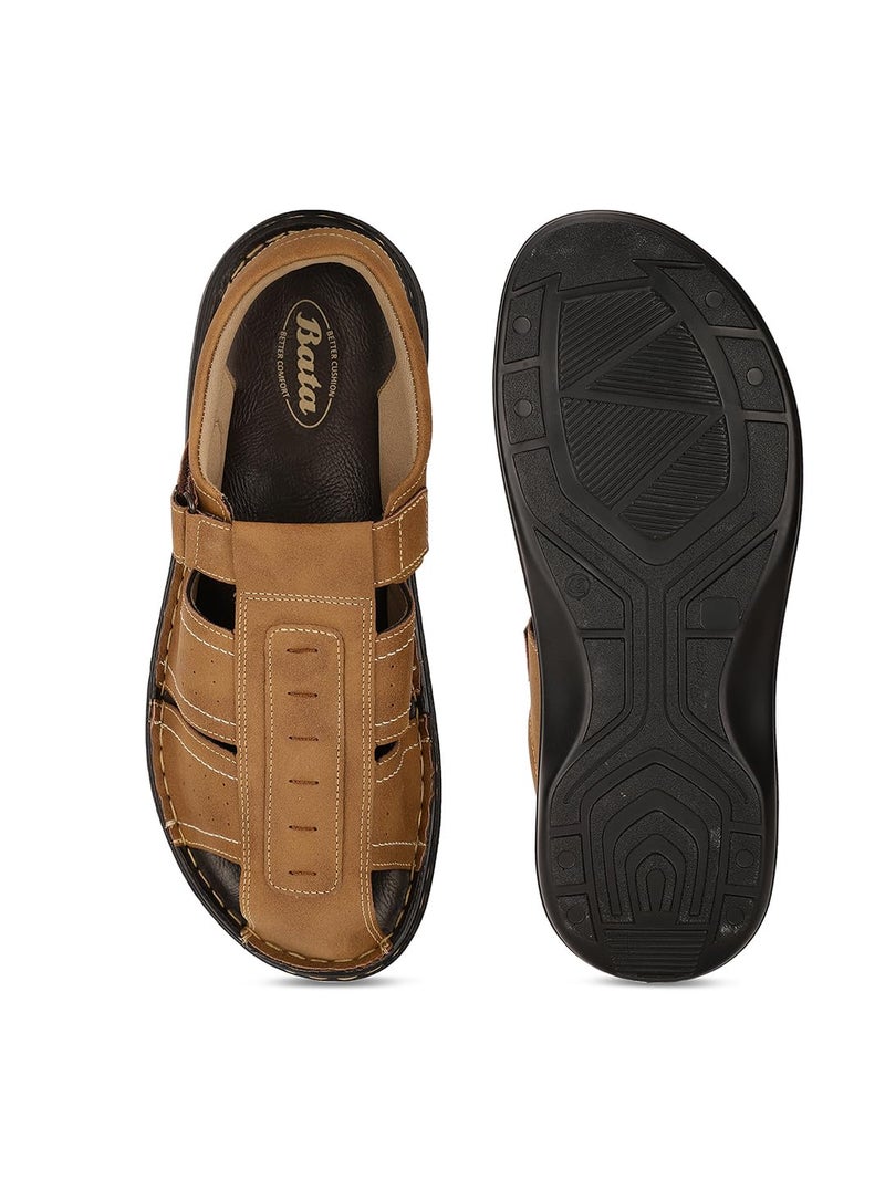 Bata Terrance Fm E Men's Brown Sandals - 10 UK (8614253) - Image 4