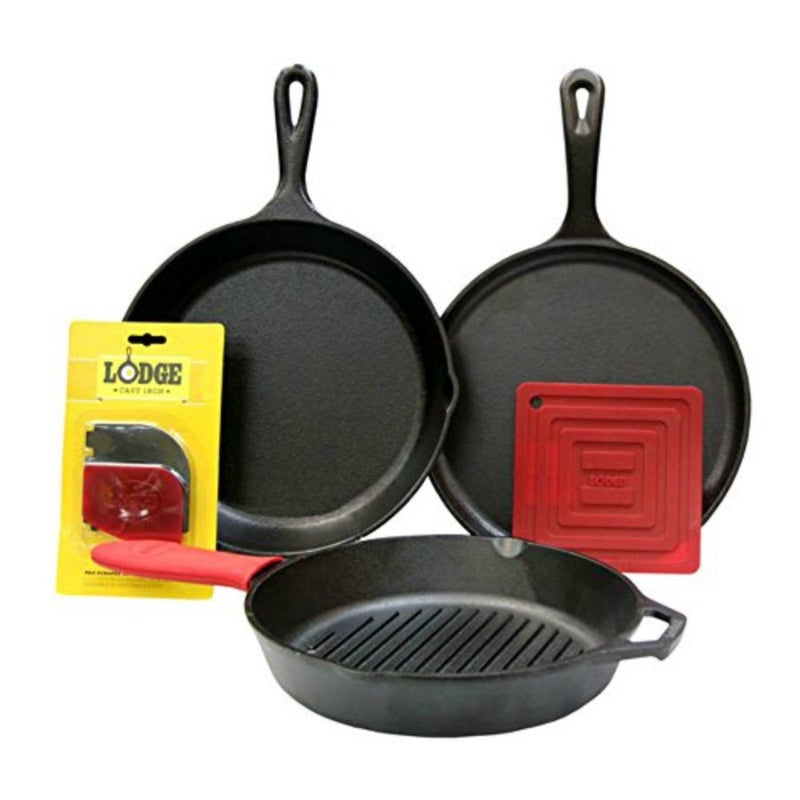 Seasoned Cast Iron Piece Bundle 7-Piece - Image 1