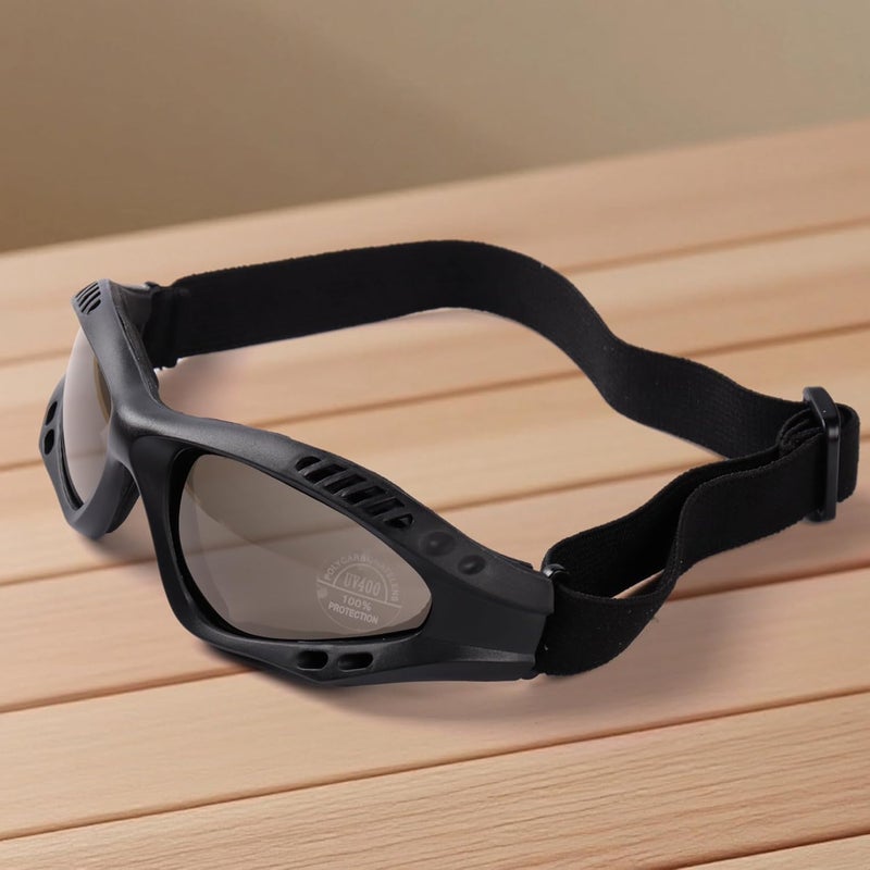 Viriber Motorcycle Goggles - UV Protective Outdoor Glasses, Dust-proof Combat Goggles - Image 2