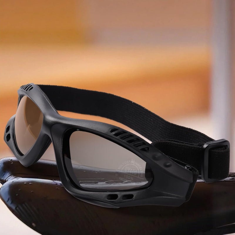 Viriber Motorcycle Goggles - UV Protective Outdoor Glasses, Dust-proof Combat Goggles - Image 3