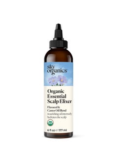 Sky Organics Organic Essential Scalp Elixir For Hair Usda Certified Organic To Hydrate, Soothe & Nourish Scalp, 6 Fl. Oz  - Image 1