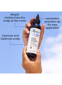Sky Organics Organic Essential Scalp Elixir For Hair Usda Certified Organic To Hydrate, Soothe & Nourish Scalp, 6 Fl. Oz  - Image 4