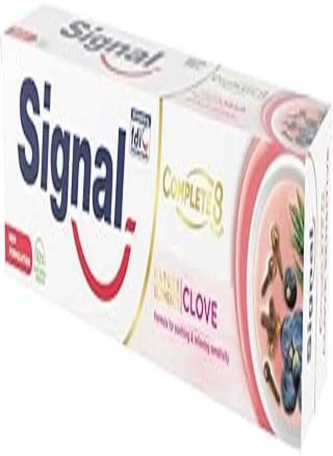Signal Signal Complete 8 Nature Elements for soothing and relieving sensitivity Clove Toothpaste 100ml Promotion 