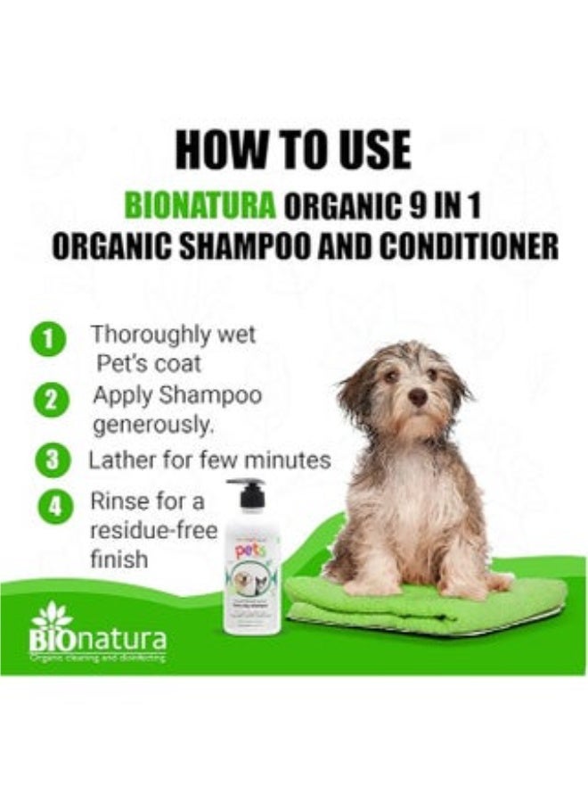 Bionatura Pets Everyday Shampoo - 500ml ; Biodegradable , natural & non toxic - Image 4
