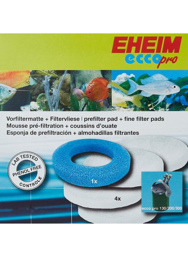 EHEIM Filter Pad Set for Ecco Pro Easy Series, 1 Coarse and 4 Fine Filters,BLUE,6.00 x 6.00 x 4.00 inches - Image 2