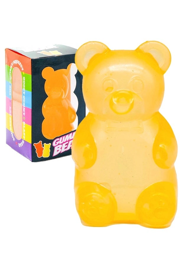Orange Bear Maltose Squishy Toy – Soft Slow Rebound Stress Relief Toy - Image 2
