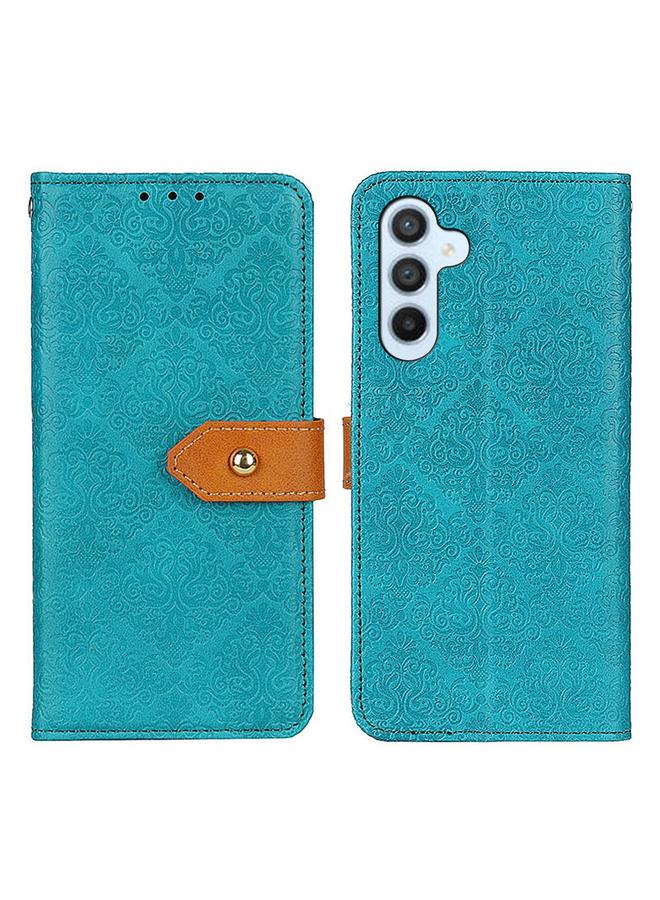 S-TOP Case For Samsung Galaxy A34 5G European Floral Embossed Leather Phone Case - Image 2