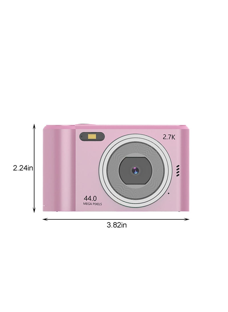 Generic Mini Digital Camera 2.7K Ultra HD 2.88 Inch LCD 44 MP Rechargeable Digital Video Camera Pocket Vlogging Camera Kids Cameras with 16X Digital Zoom for Beginner Photography.  - Image 4