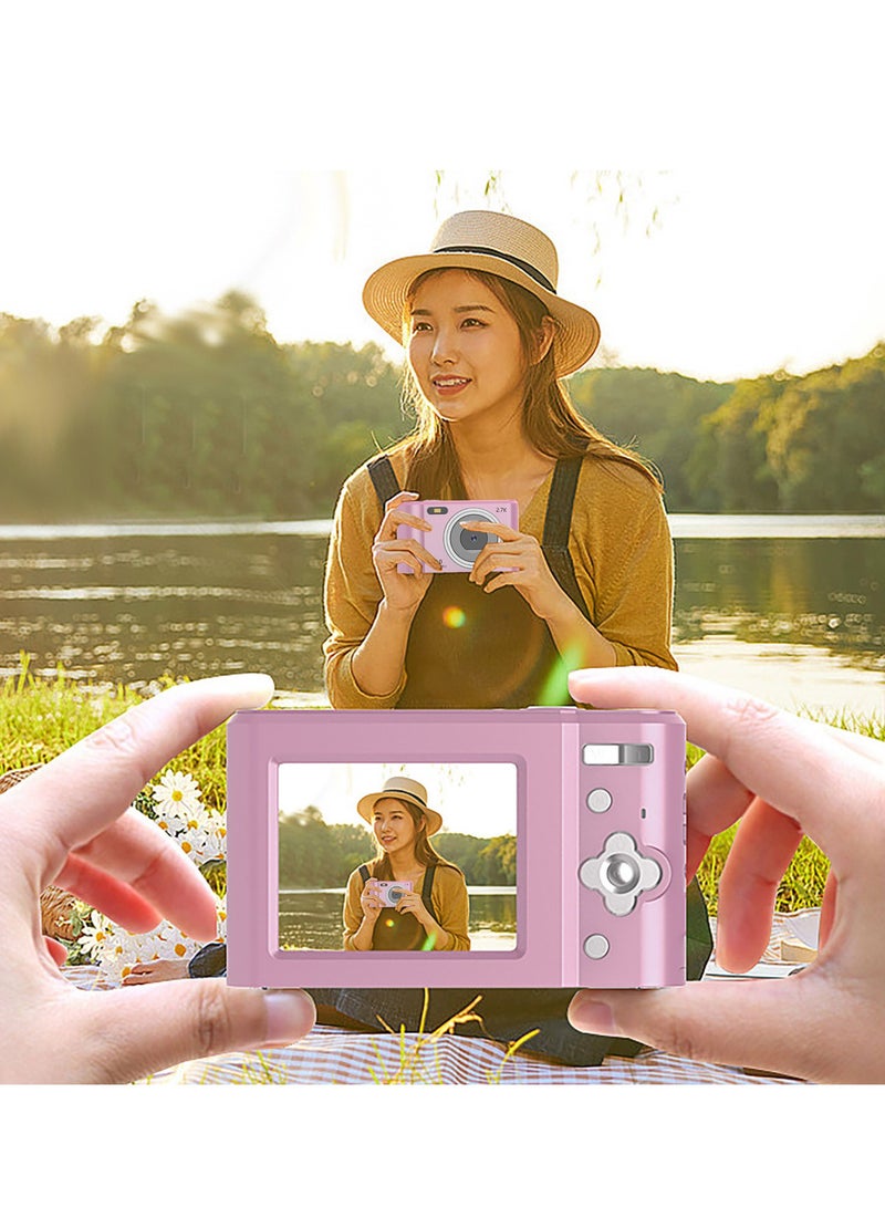 Generic Mini Digital Camera 2.7K Ultra HD 2.88 Inch LCD 44 MP Rechargeable Digital Video Camera Pocket Vlogging Camera Kids Cameras with 16X Digital Zoom for Beginner Photography.  - Image 3