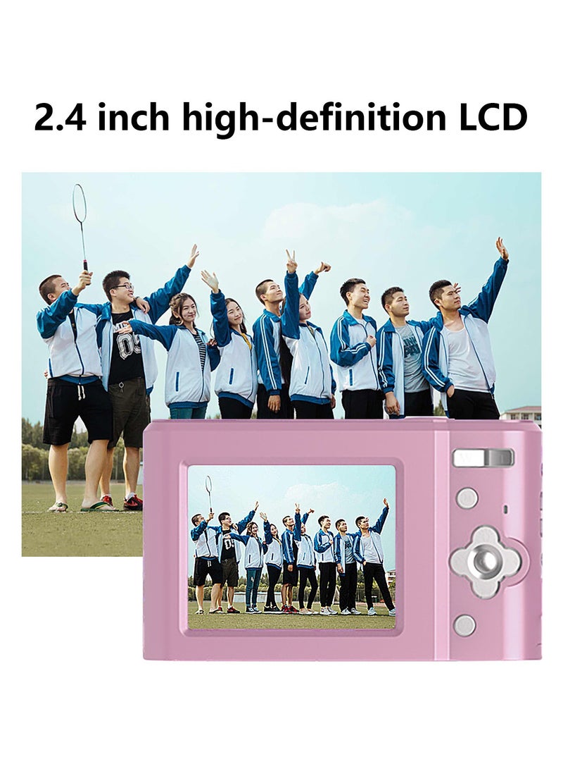Generic Mini Digital Camera 2.7K Ultra HD 2.88 Inch LCD 44 MP Rechargeable Digital Video Camera Pocket Vlogging Camera Kids Cameras with 16X Digital Zoom for Beginner Photography.  - Image 5