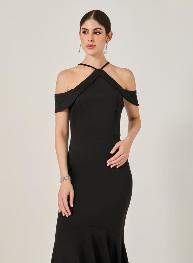 Styli Halterneck Mermaid Dress - Image 3