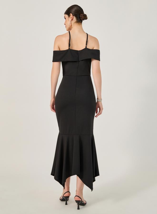 Styli Halterneck Mermaid Dress - Image 5