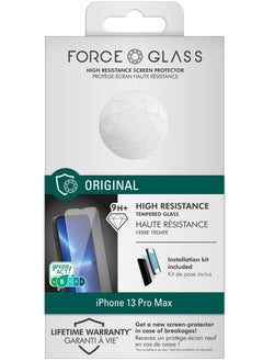 FORCE Force Glass iPhone 13 Pro Max Flat Original Screen protectors Lifetime Warranty  - Image 1