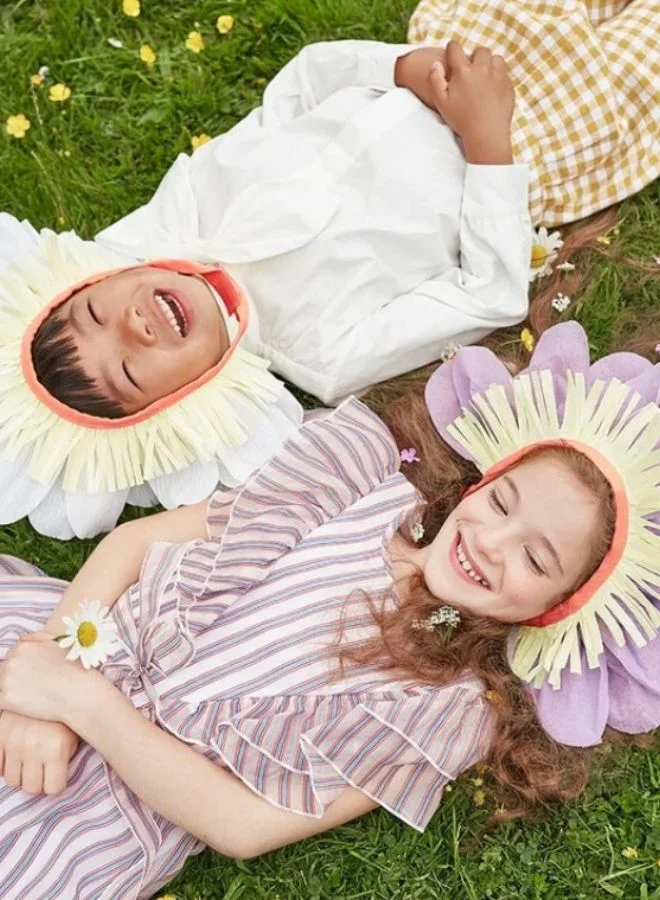 Meri Meri Pastel Flower Paper Bonnets