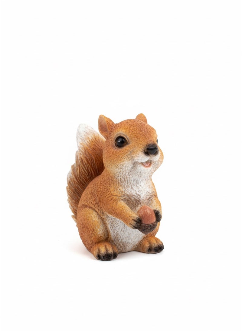 MELIZ Cute Squirrel Figurine – Decorative Miniature - Image 1