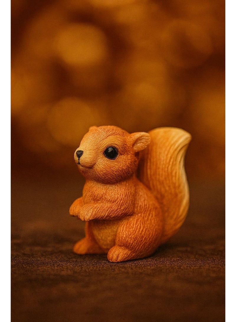 MELIZ Cute Squirrel Figurine – Decorative Miniature - Image 2