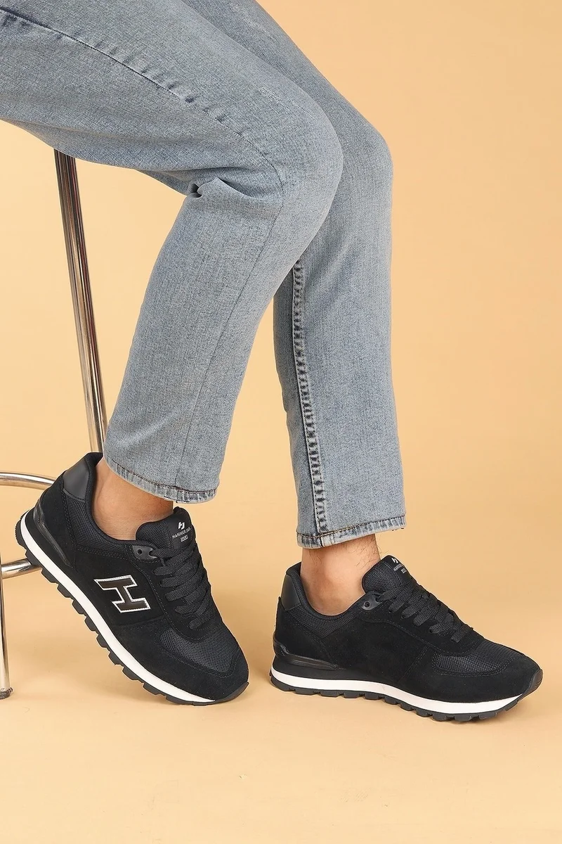 Hammer Jack Peru Large Size Men's Sneaker Sports Shoes Black 19250 V3
